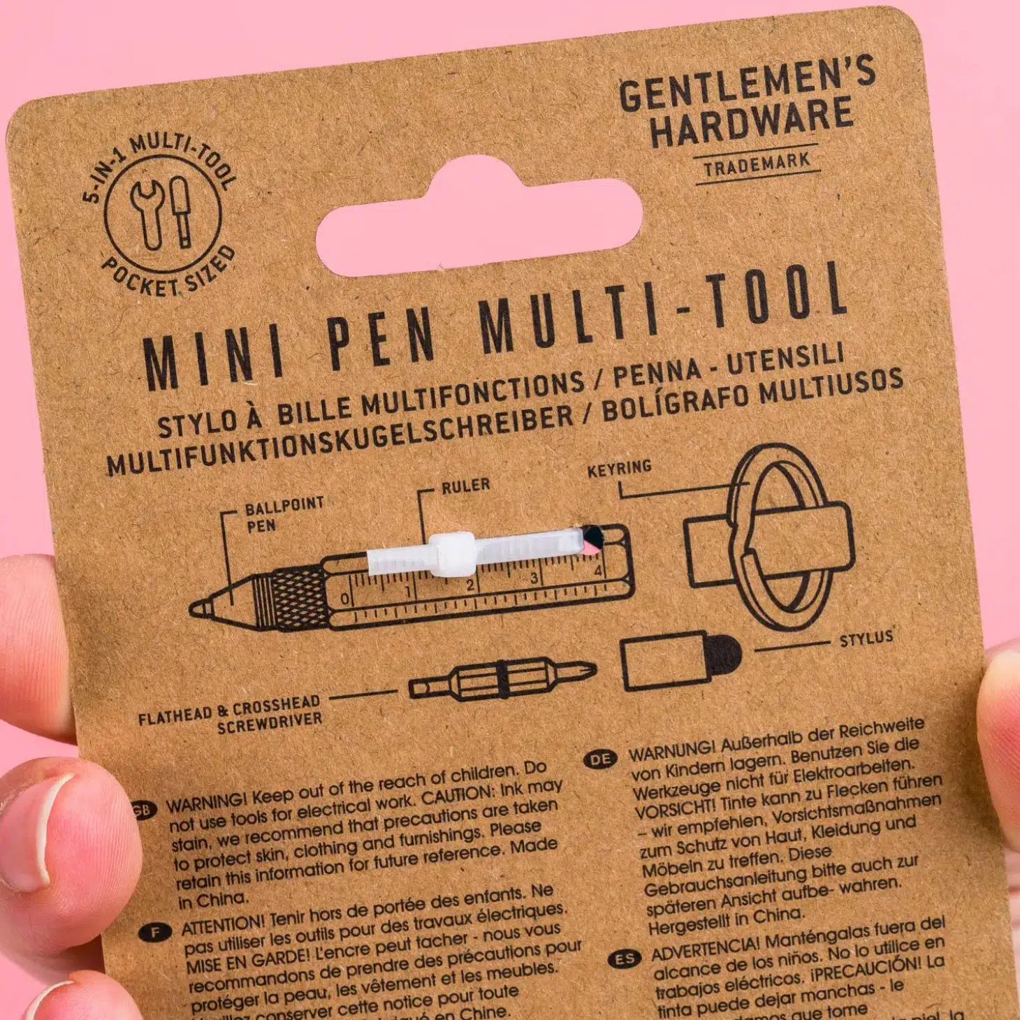 5-in-1 mini multitool pen