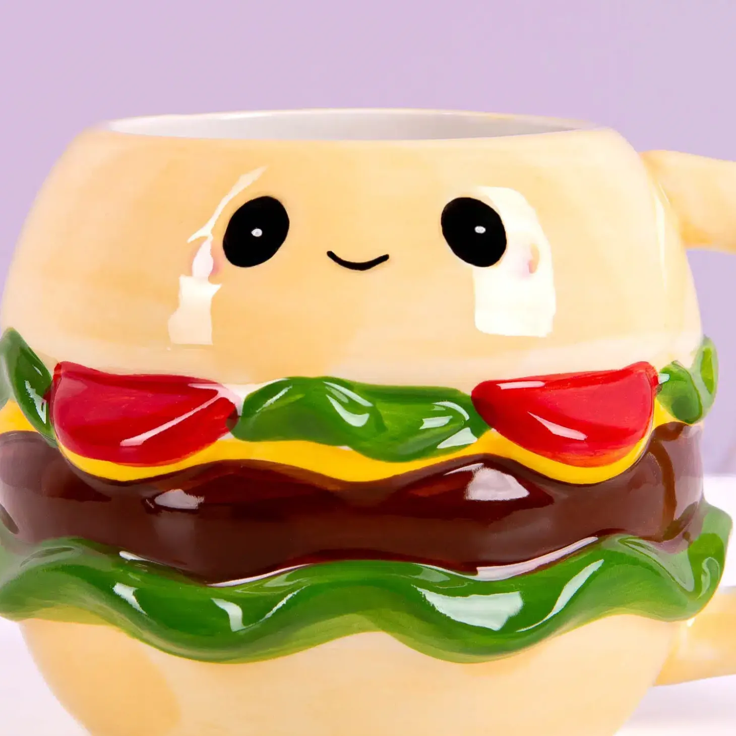 Kawaii hamburger mok