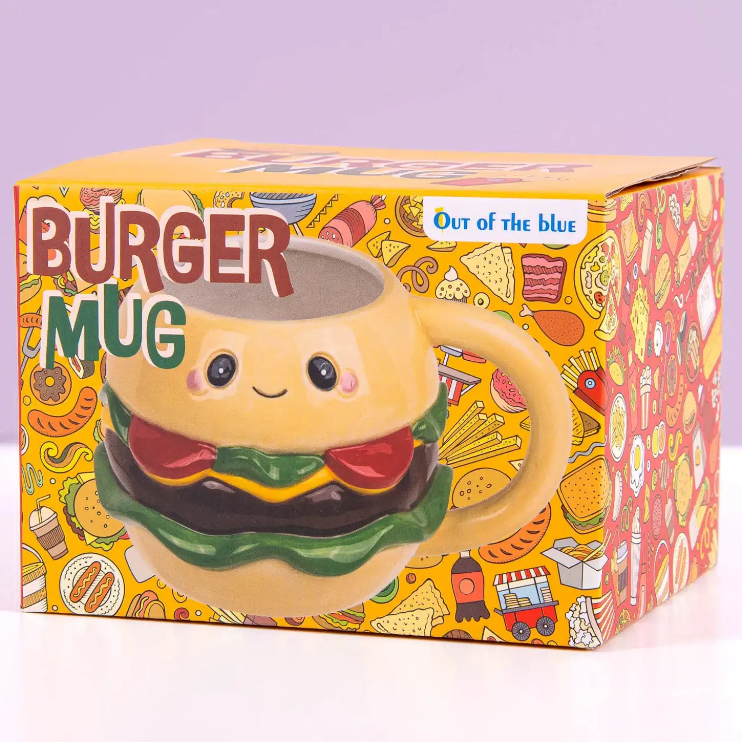 Kawaii hamburger mok