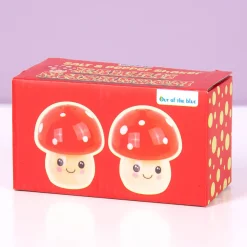 Kawaii paddenstoelen peper- en zoutstel