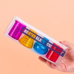 Laboratorium shotglaasjes (set van 4)