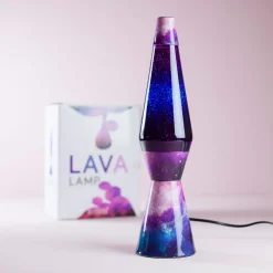 Lavalamp Galaxy Met Multicolor Lava En Glitters