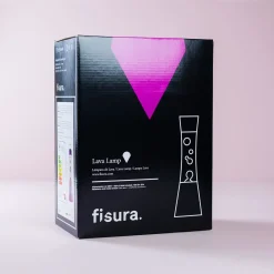Lavalamp iriserend met metallic paarse lava