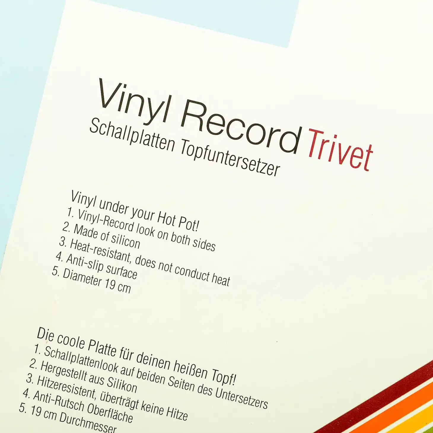 LP pannenonderzetter
