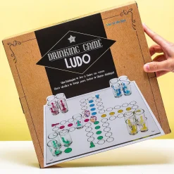 Ludo drankspel met shotglaasjes