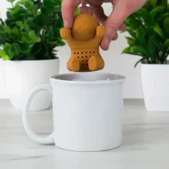 Luiaard tea infuser