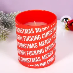 Merry Fucking Christmas kaars