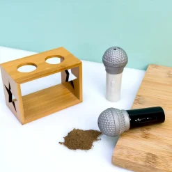 Microfoon peper- en zoutstel