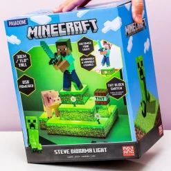 Minecraft Diorama lamp