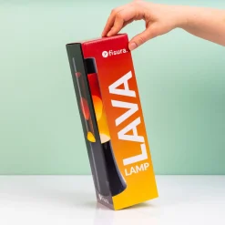 Mini lavalamp rood en geel