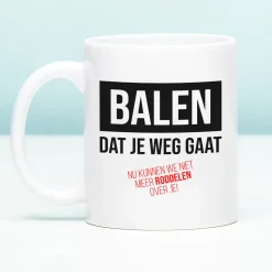 Mok Balen dat je weg gaat