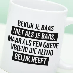 Mok Bekijk je baas niet als je baas