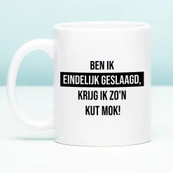 Mok Ben ik eindelijk geslaagd