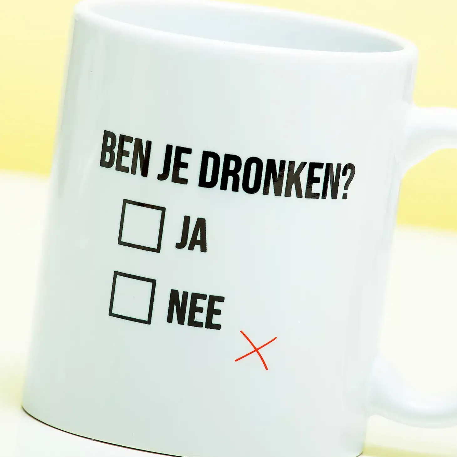Mok Ben je dronken