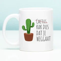Mok Cactus dat je weggaat