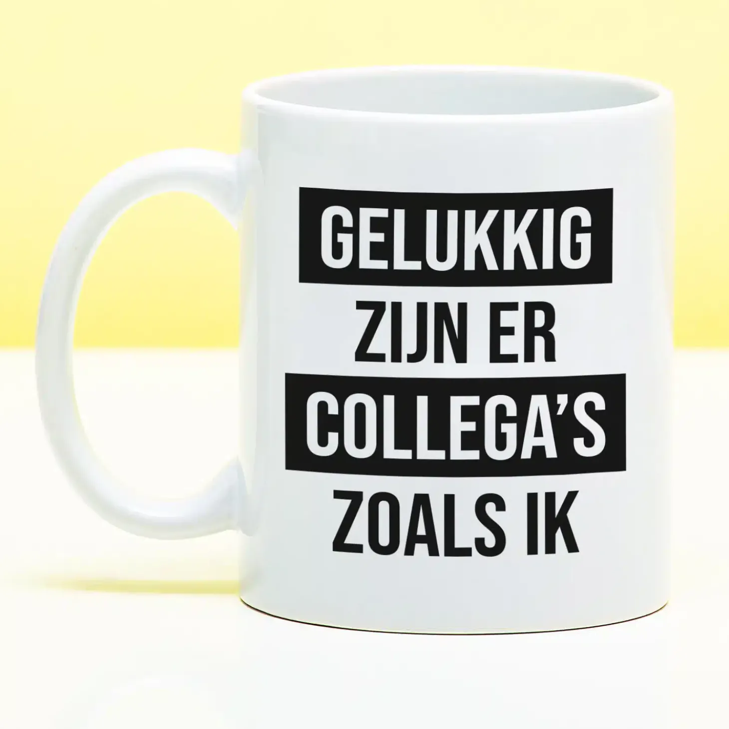 Mok Gelukkig zijn er collega’s zoals ik
