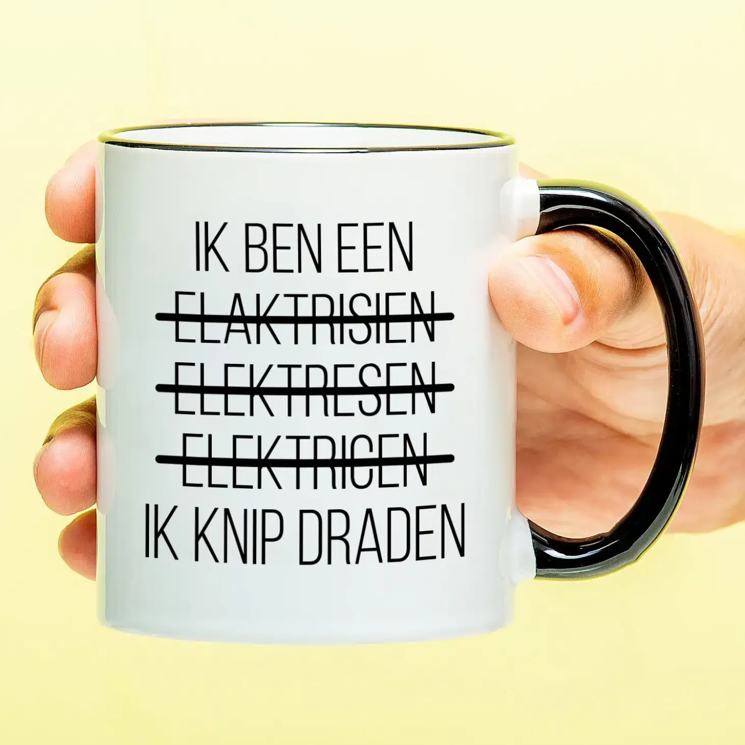Mok Ik ben een elektricien