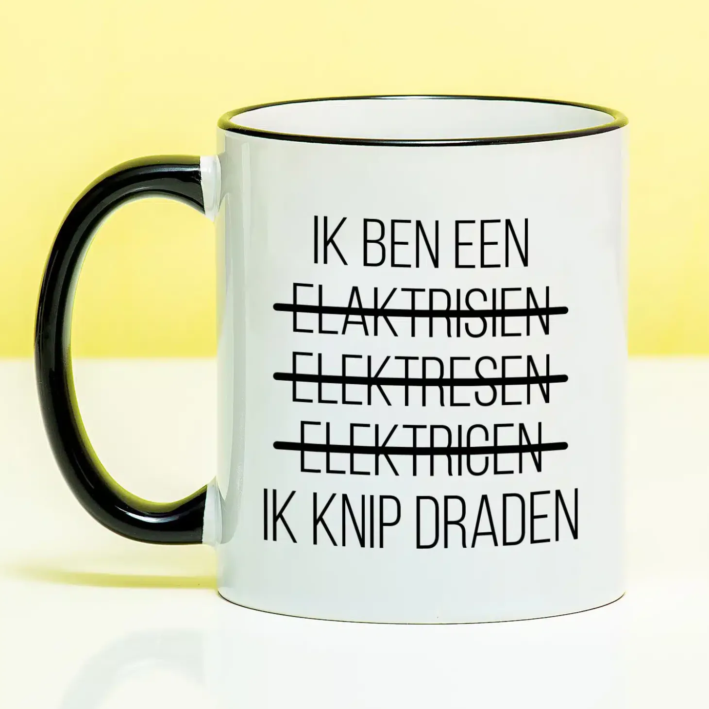 Mok Ik ben een elektricien