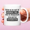 Mok Ik heb een beetje overdreven