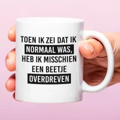 Mok Ik heb een beetje overdreven