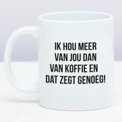 Mok Ik hou meer van jou dan van koffie