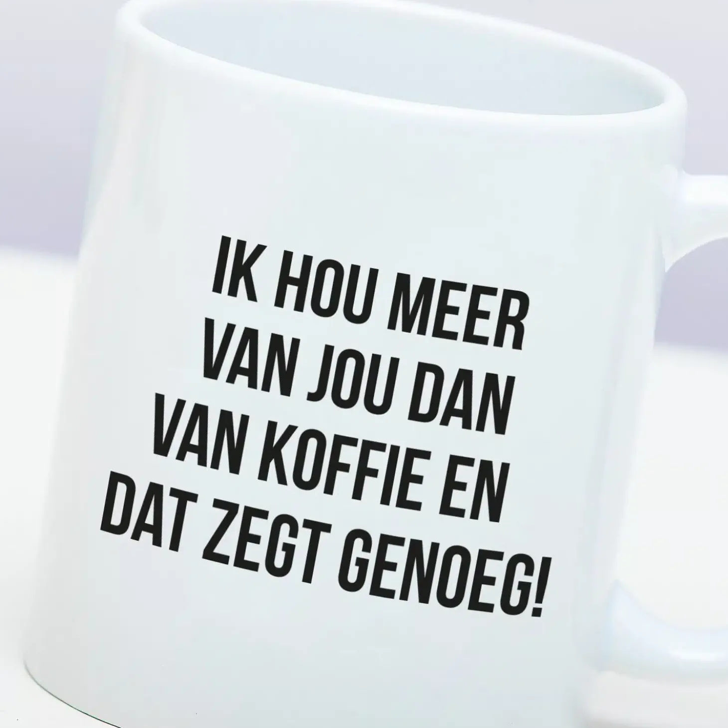 Mok Ik hou meer van jou dan van koffie