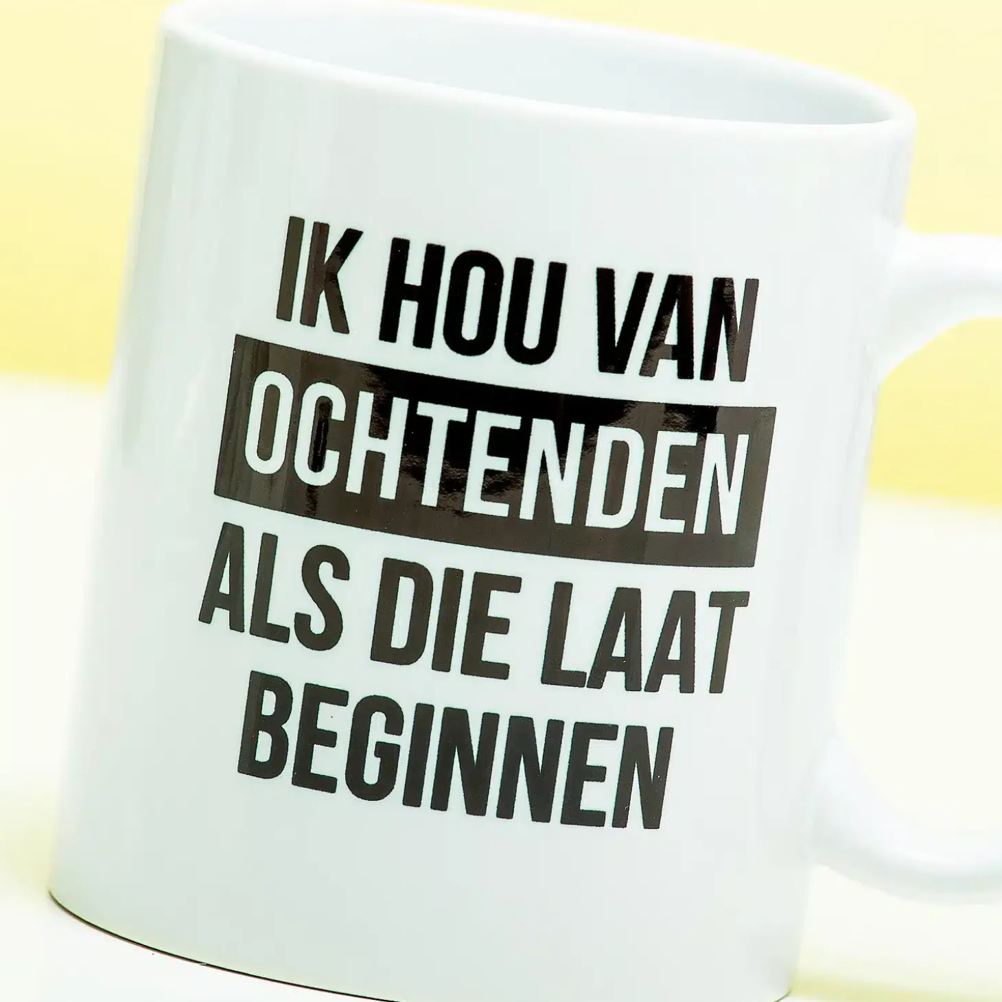 Mok Ik hou van ochtenden als die laat beginnen
