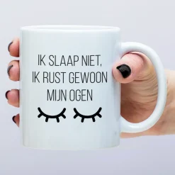 Mok Ik slaap niet