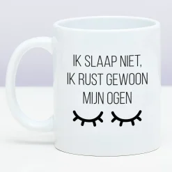 Mok Ik slaap niet