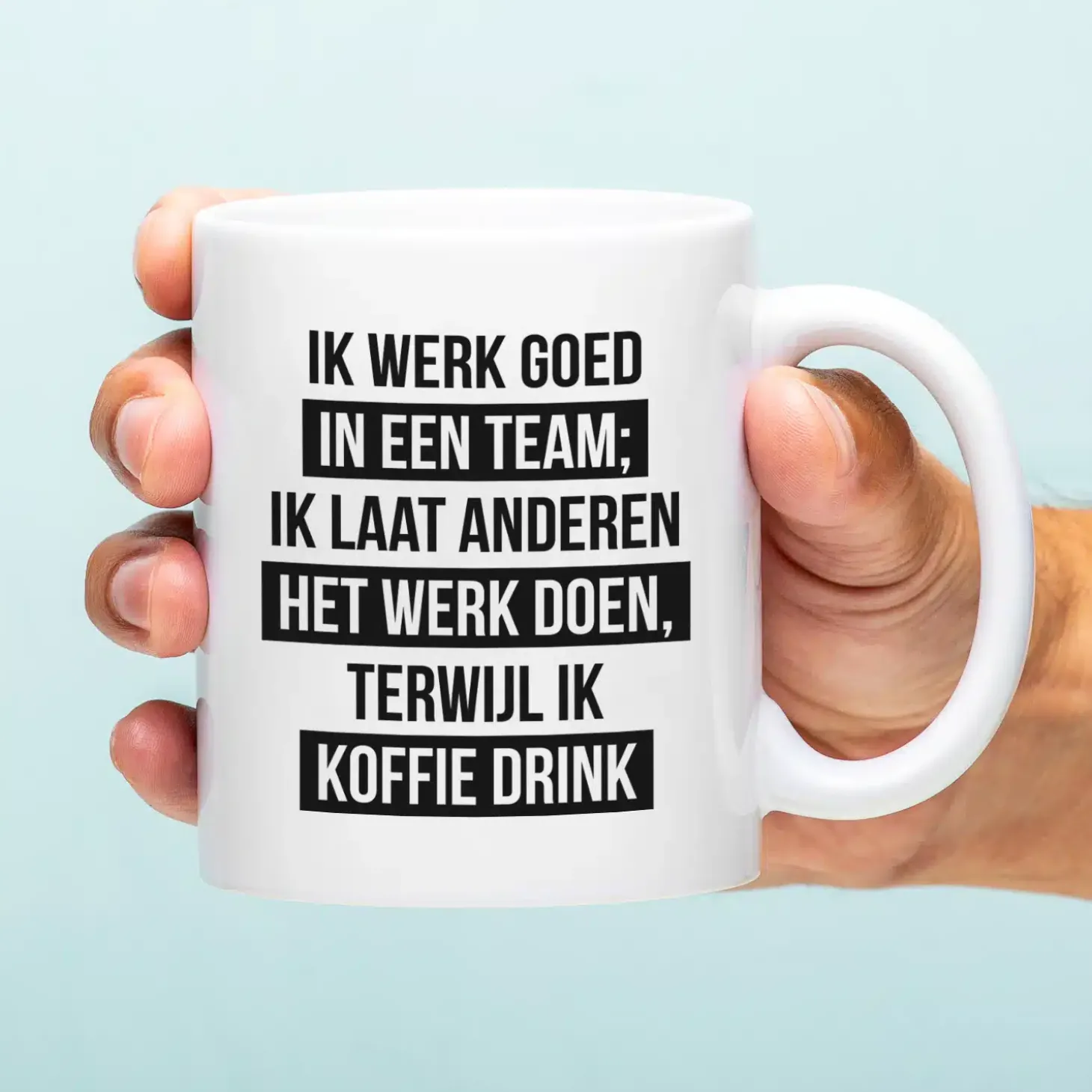Mok Ik werk goed in een team