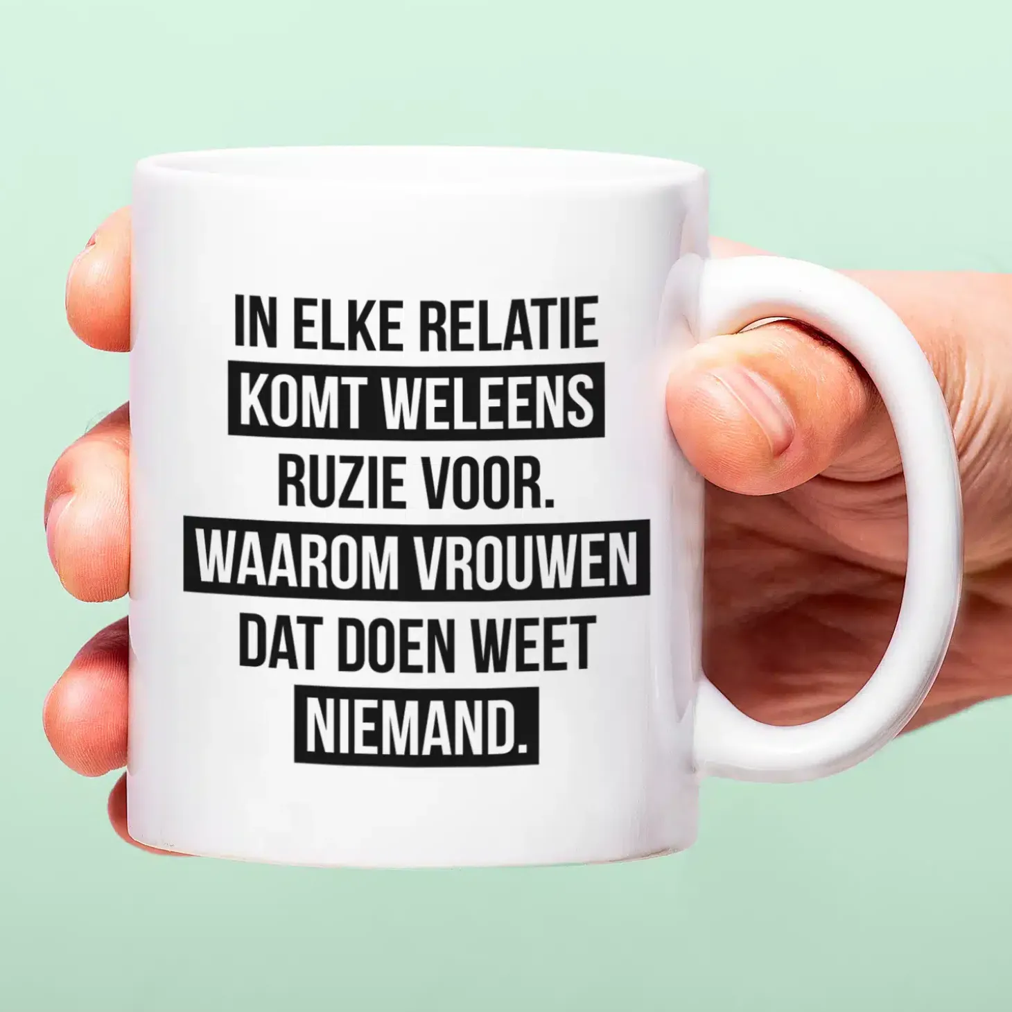 Mok In elke relatie komt ruzie voor