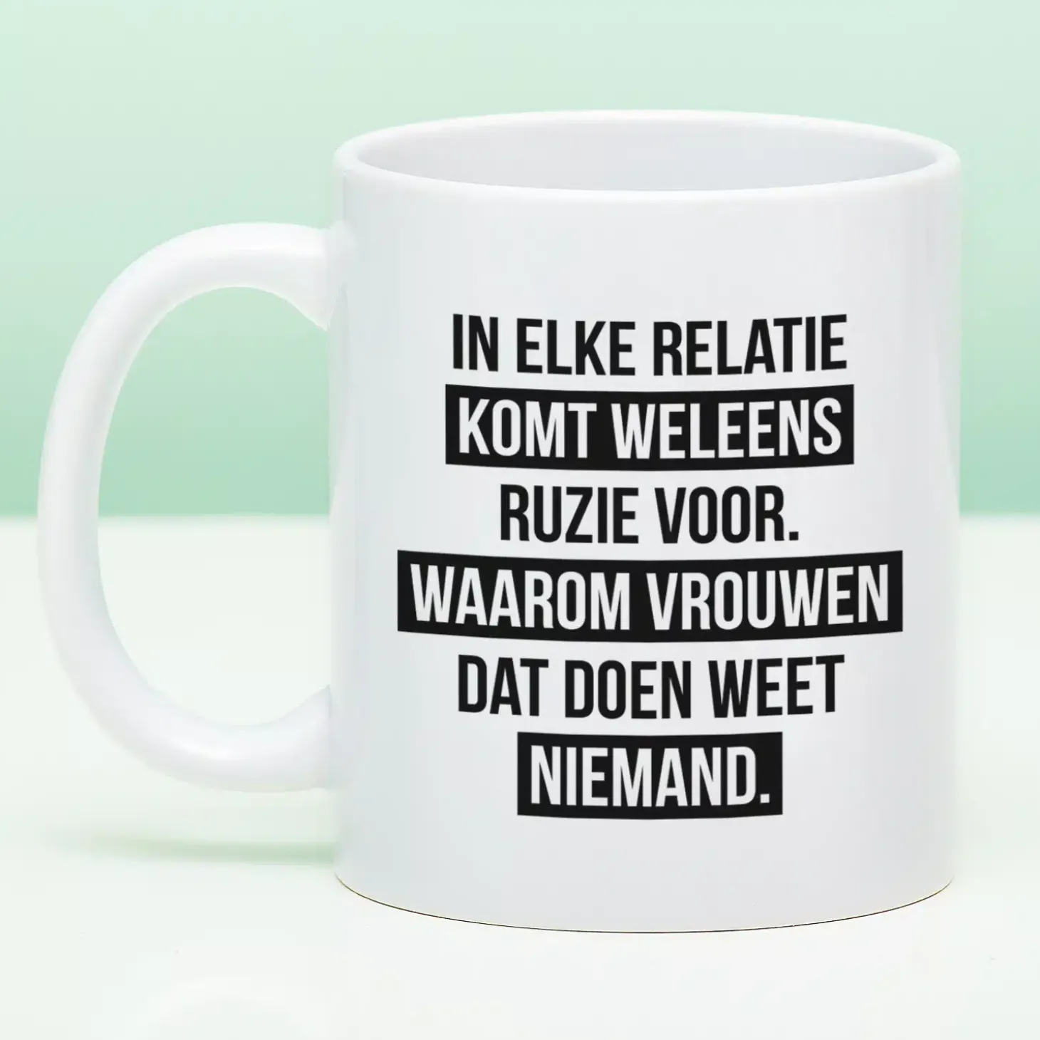 Mok In elke relatie komt ruzie voor