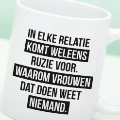Mok In elke relatie komt ruzie voor