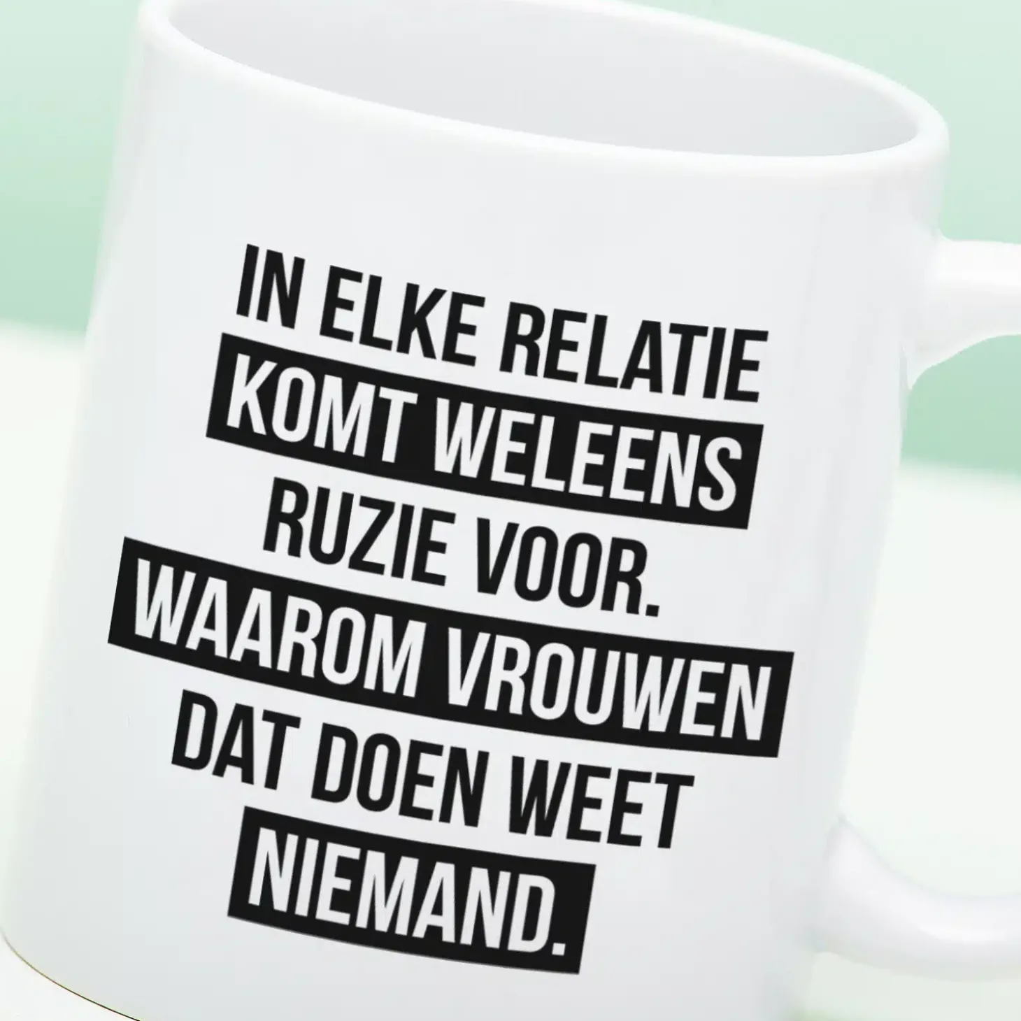 Mok In elke relatie komt ruzie voor