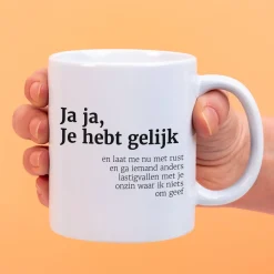 Mok Ja ja, je hebt gelijk