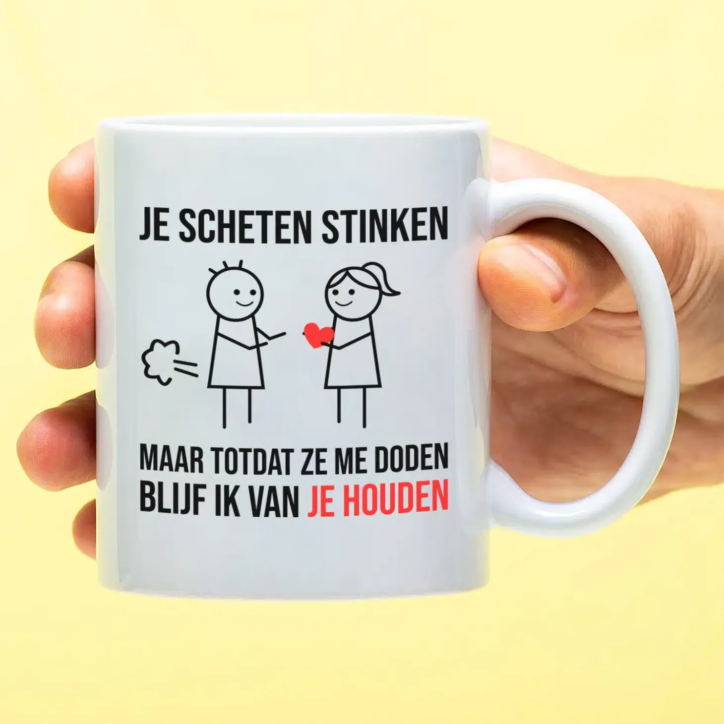 Mok Je scheten stinken