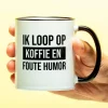Mok Koffie en foute humor