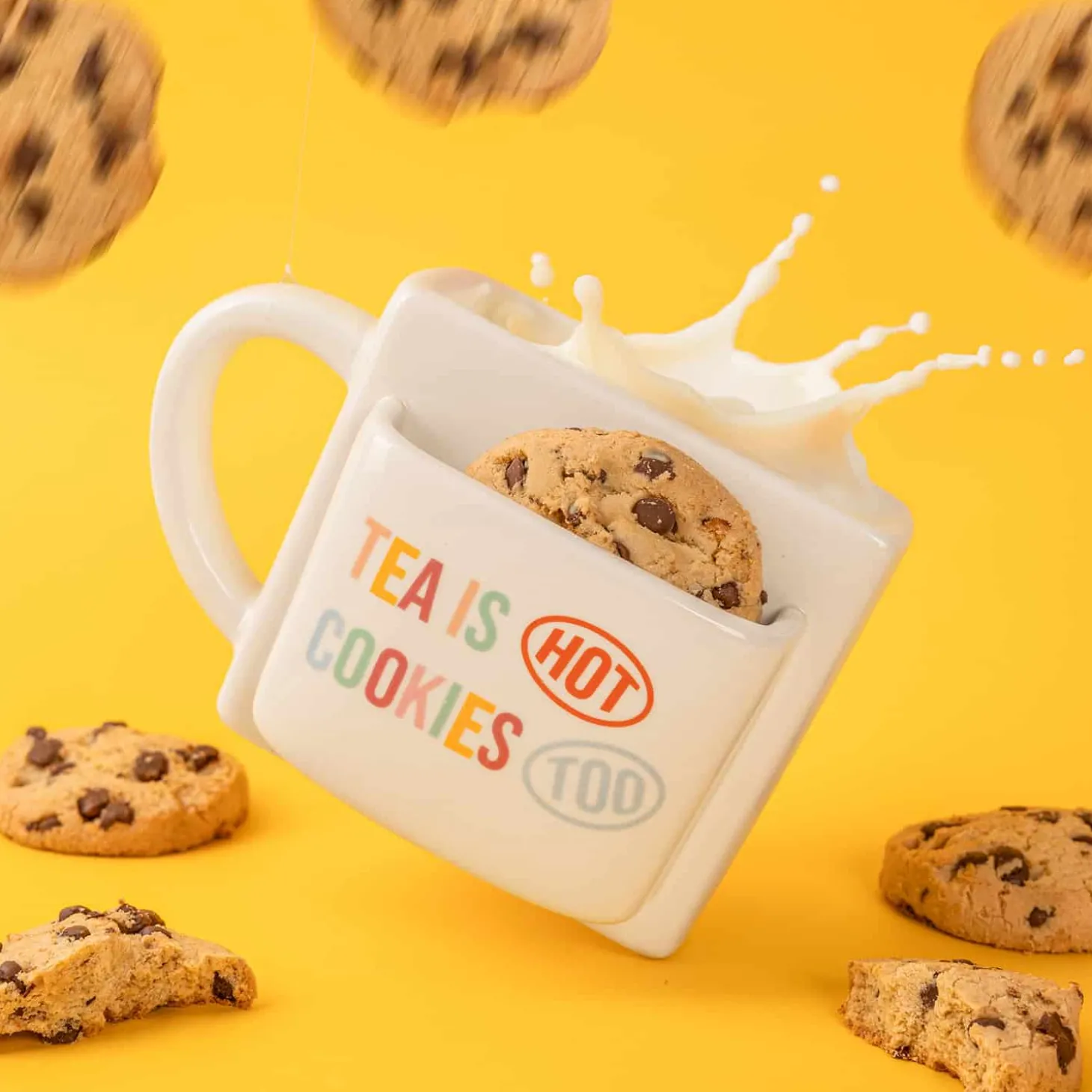 Mok met koekvakje