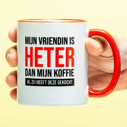 Mok Mijn vriendin is heter dan mijn koffie