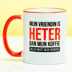 Mok Mijn vriendin is heter dan mijn koffie