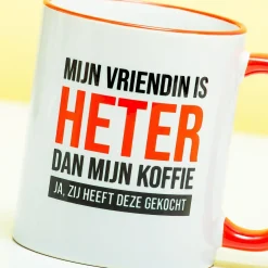 Mok Mijn vriendin is heter dan mijn koffie