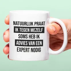 Mok Natuurlijk praat ik tegen mezelf