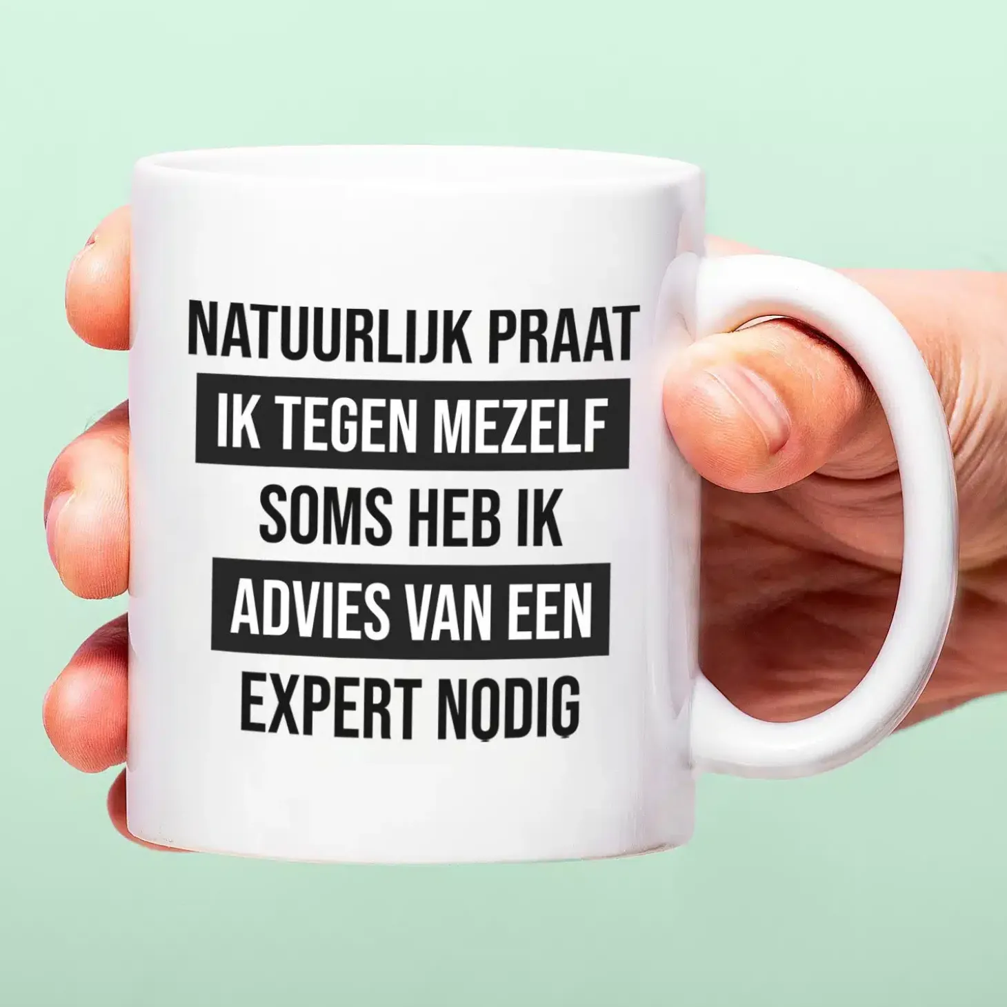 Mok Natuurlijk praat ik tegen mezelf