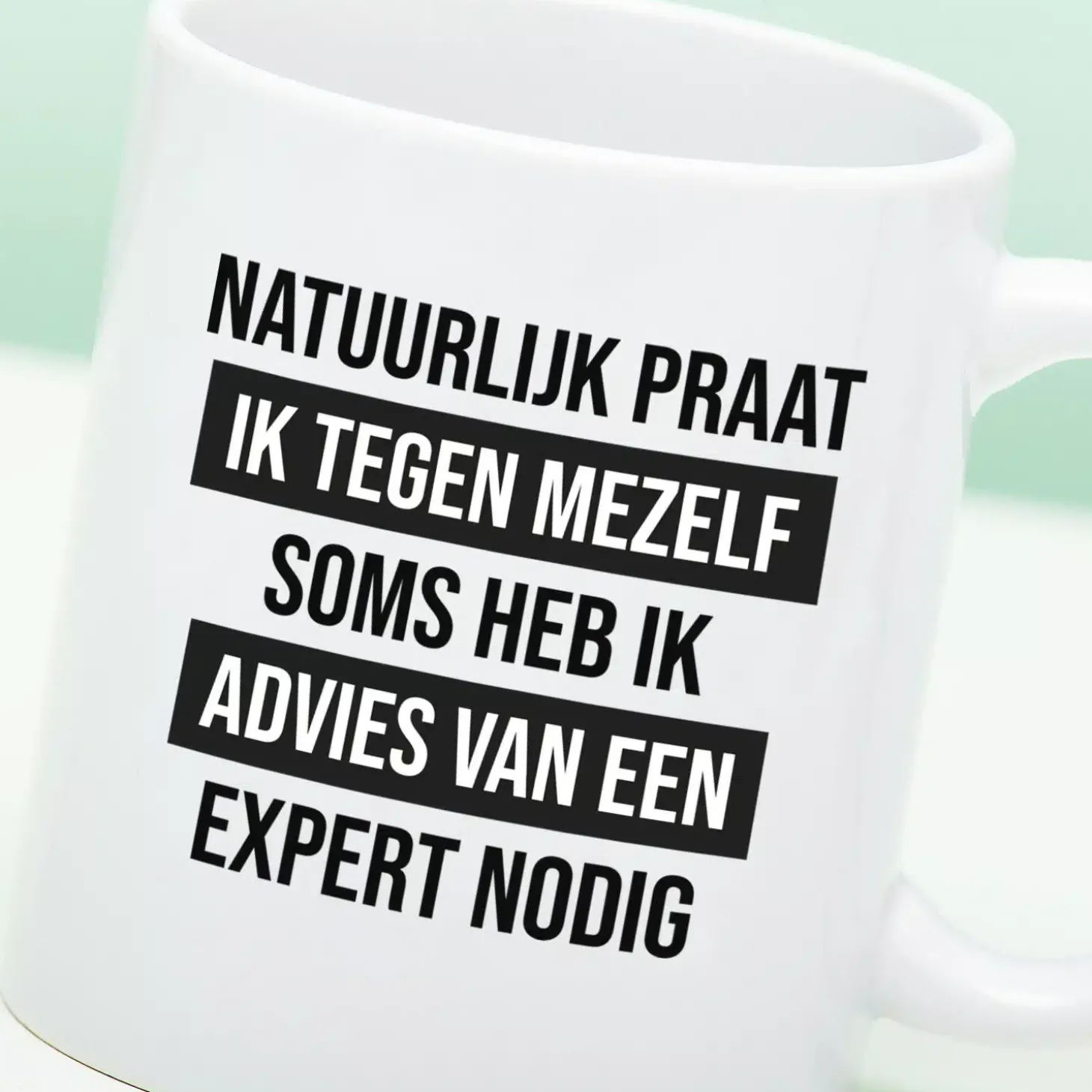 Mok Natuurlijk praat ik tegen mezelf