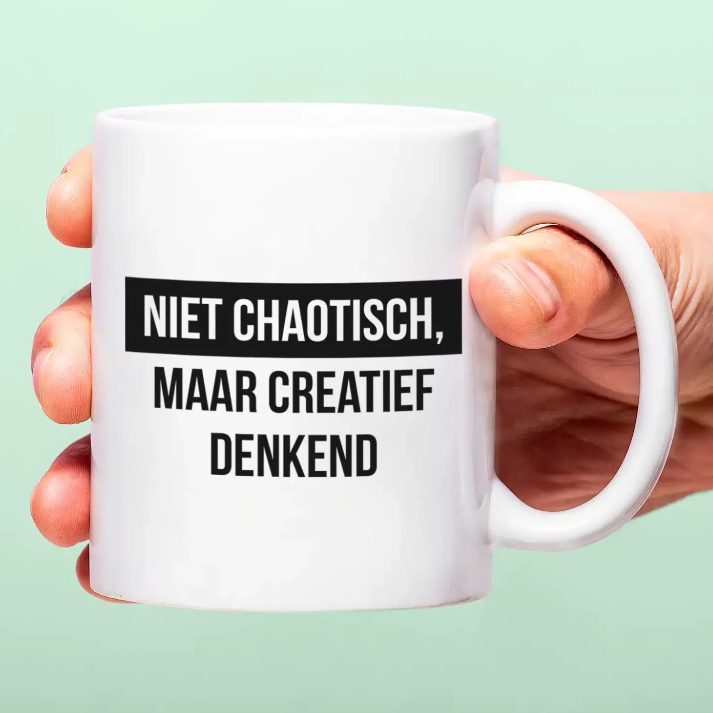 Mok Niet chaotisch, maar creatief denkend