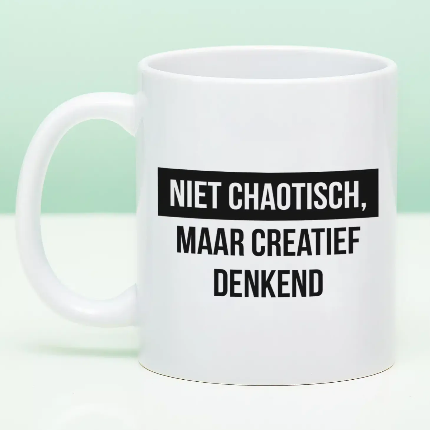 Mok Niet chaotisch, maar creatief denkend