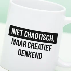 Mok Niet chaotisch, maar creatief denkend