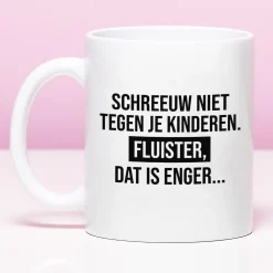 Mok Schreeuw niet tegen je kinderen