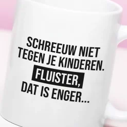 Mok Schreeuw niet tegen je kinderen