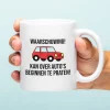 Mok Waarschuwing! Kan over auto’s beginnen te praten!